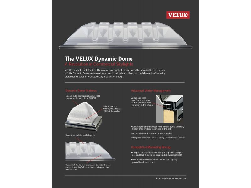 VELUX Dynamic Dome Commercial Skylights